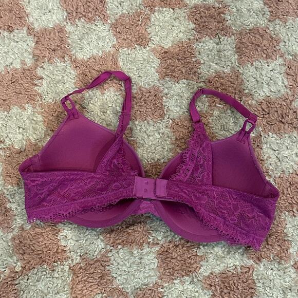 Soma Intimates Embraceable Enchanting Lace Push Up Bra-Orchid Daze - Picture 2 of 3